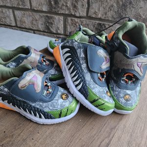 Toddler Size 10 Dinosaur Light up Sneakers