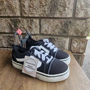 Size 12 Toddler Canvas Sneakers with White Laces Size