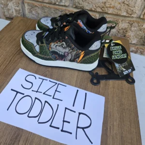 Jurassic World Toddler Sneakers Size 11