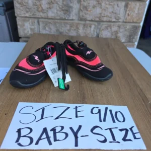 Pink and Black Baby Water Shoes